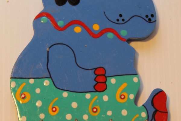 Lumela Hippo Key Rack - Blue