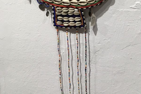 Massai necklace with beaded strands